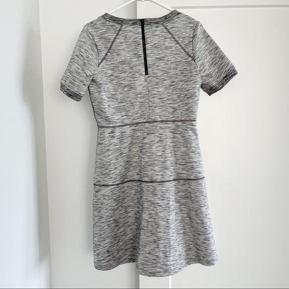 Athleta En Route Fit & Flare Heather Gray Dress - Picture 5 of 5